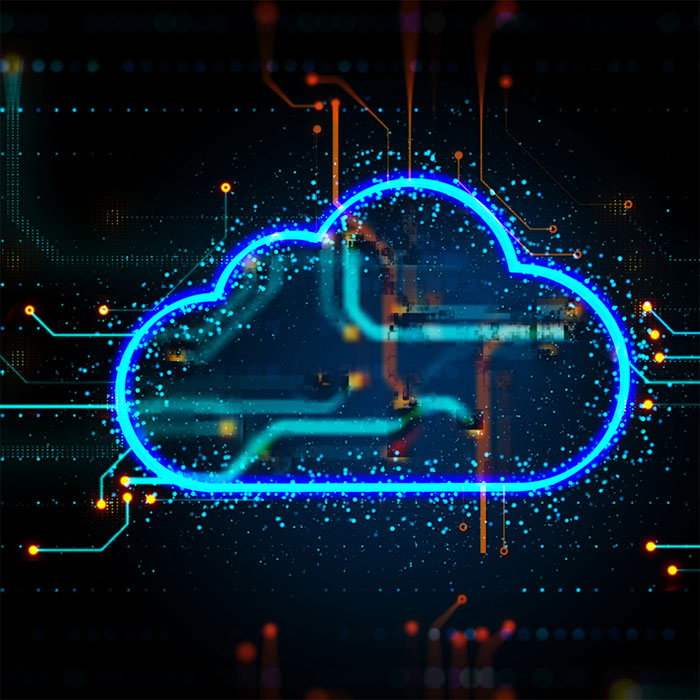 Cloud and technology image