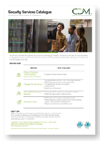 Security Services Catalogue